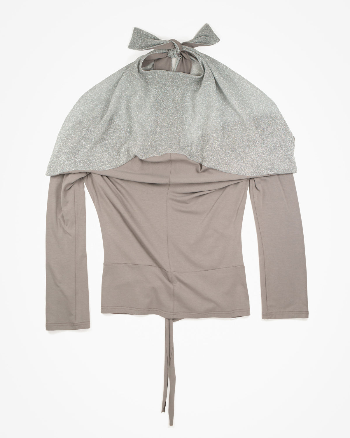 SLINK TOP in glitter and jersey