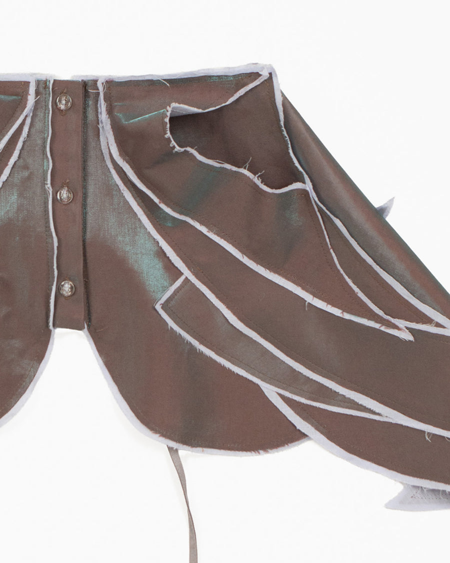 DEMI SKIRT in iridescent mauve/lilac