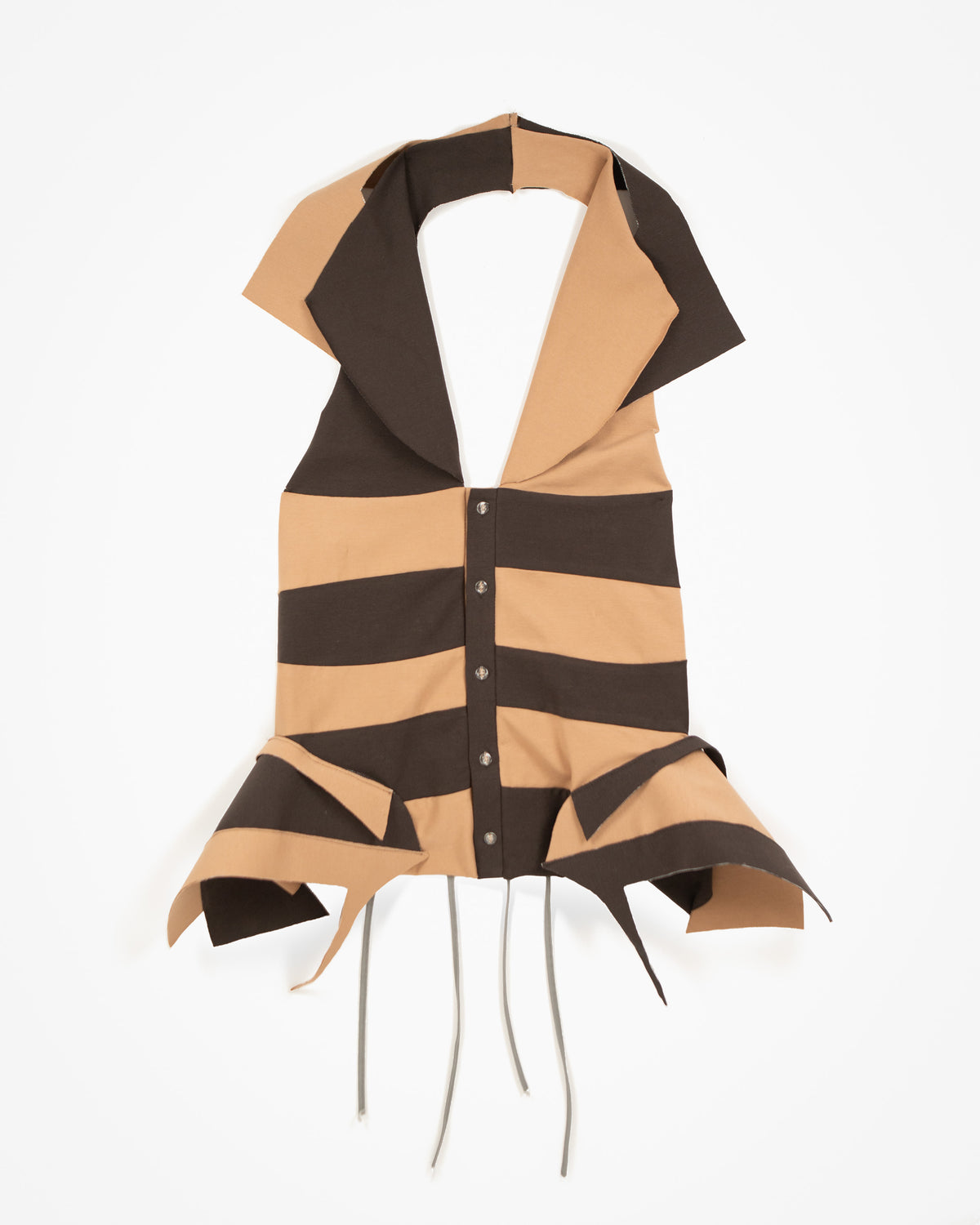 TURN ON TOP in camel/dark brown