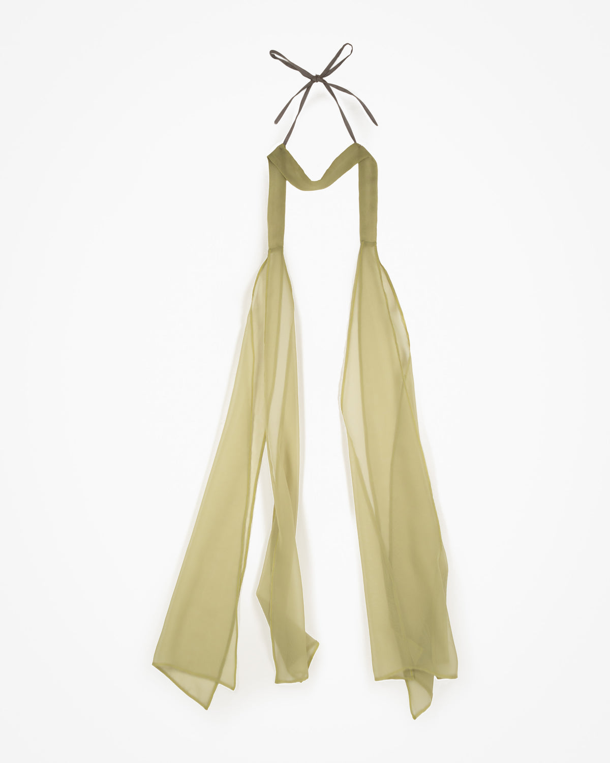 NECKTIE NECKLACE in chiffon