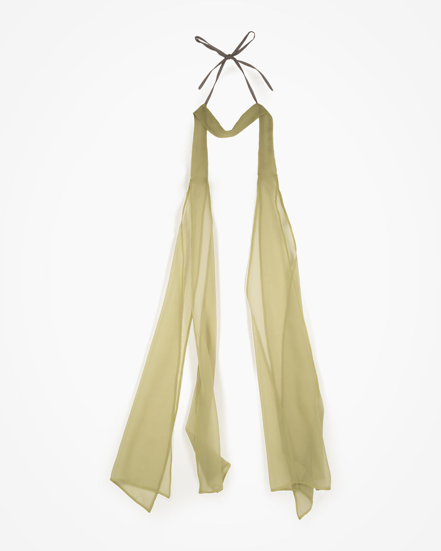 NECKTIE CHOKER in pistachio