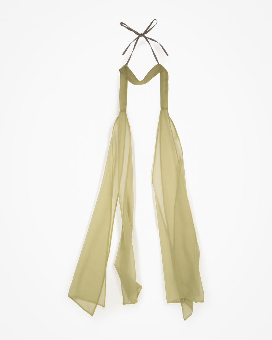 NECKTIE CHOKER in pistachio