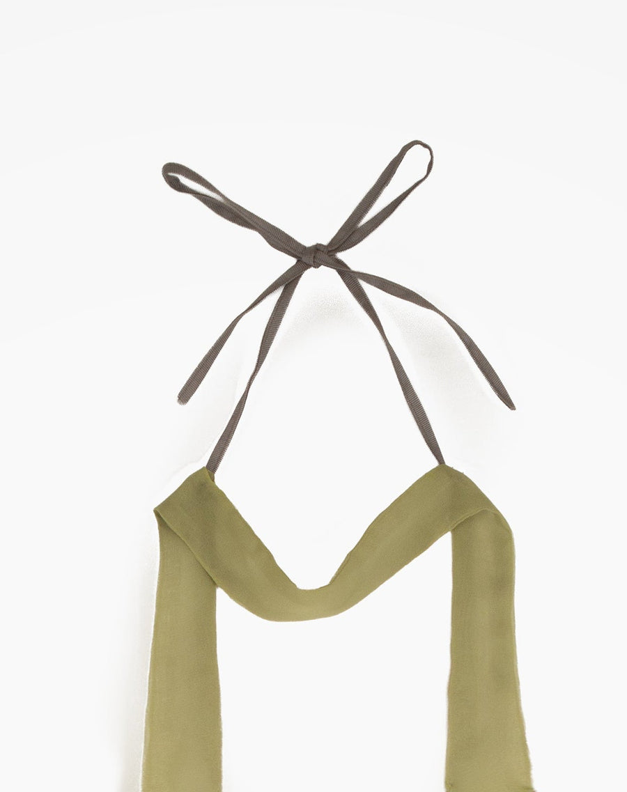 NECKTIE CHOKER in pistachio