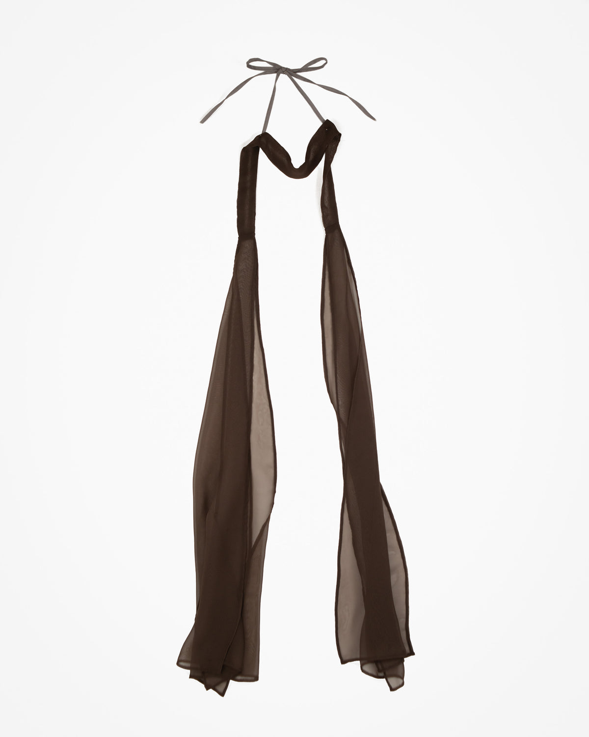 NECKTIE NECKLACE in chiffon