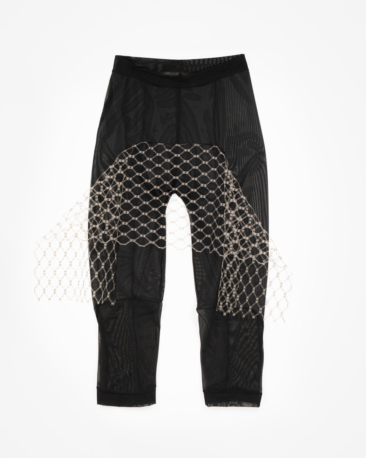 VEILED LEGGINGS in black