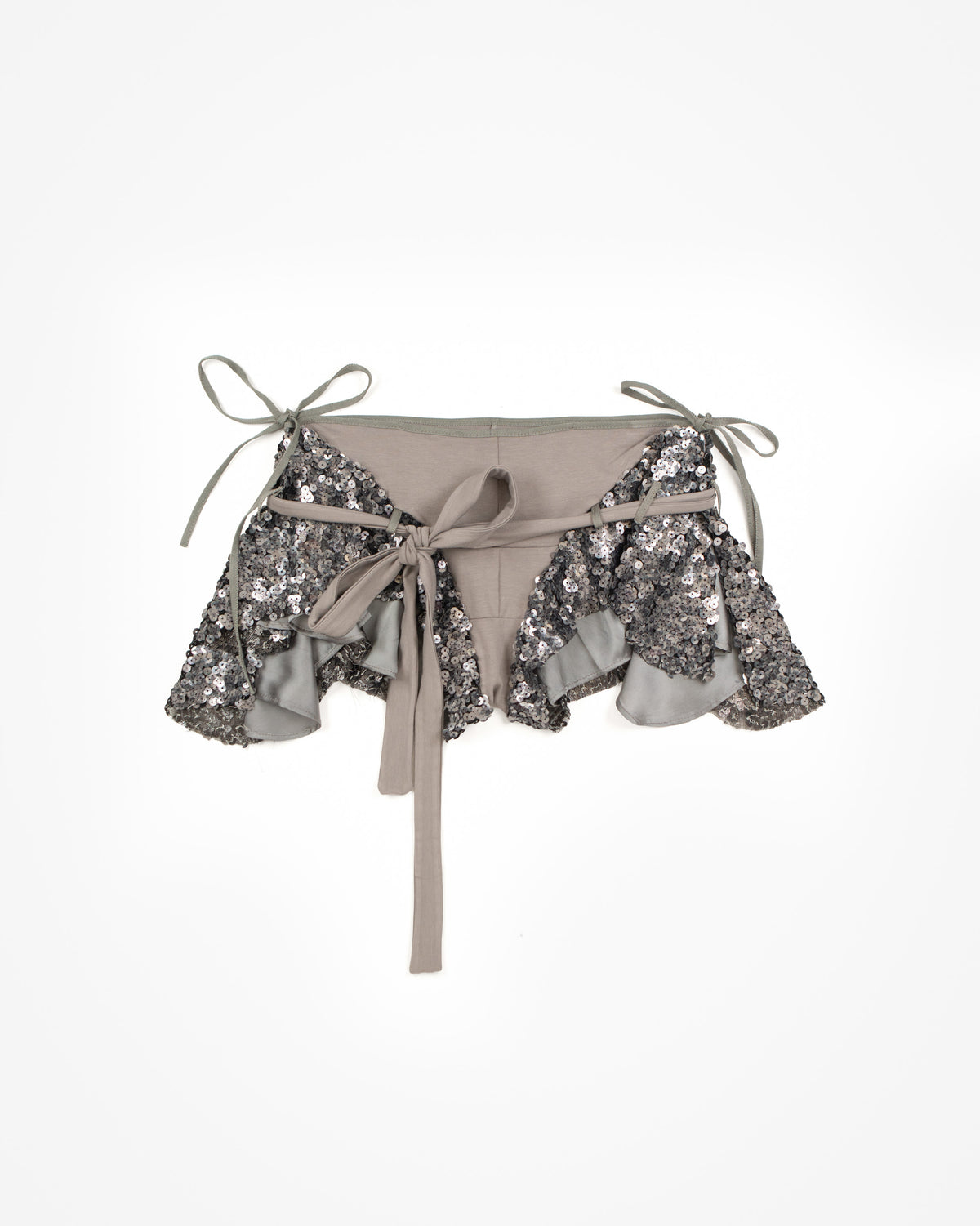 BOYFRIEND PANTIES in grey/metallic