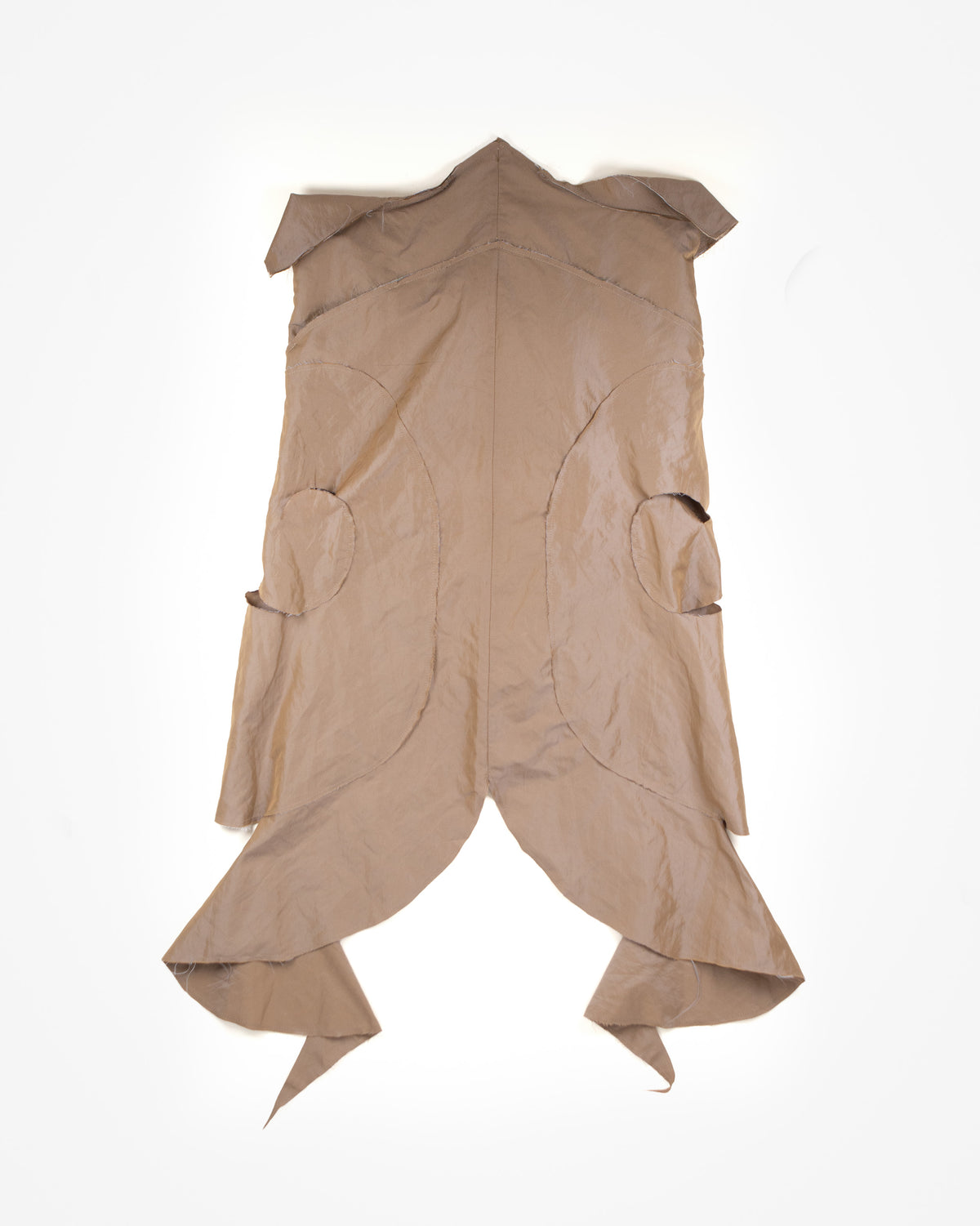 APRON SKIRT in camel