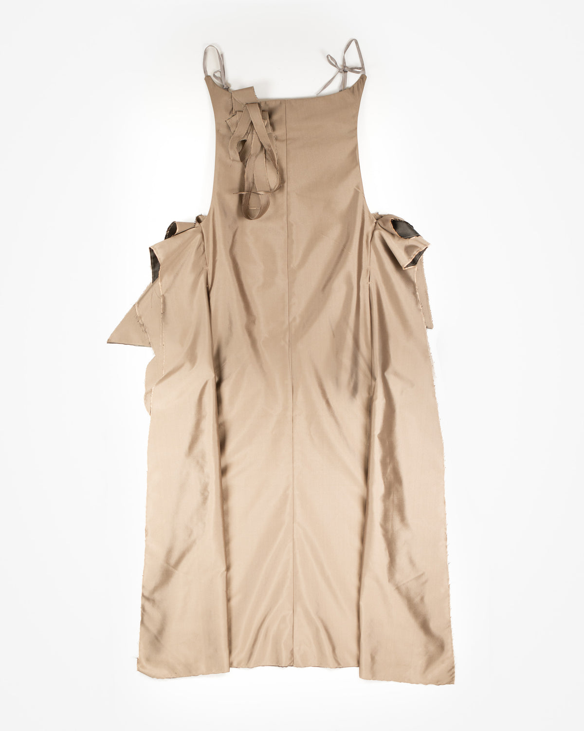 APRON GOWN in taffeta
