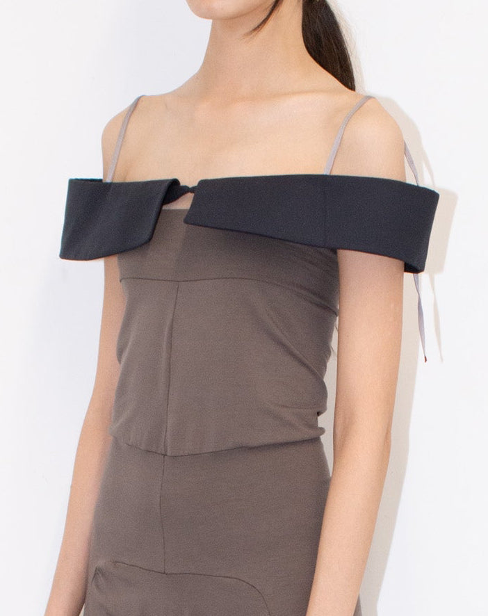 DROP COLLAR in navy